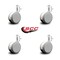 Service Caster 3 Inch MRI Safe Casters, 7/16 Grip Ring Stem, Set of 4, 4PK SCC-GR02S75-TPR-GRY-71678-MRI-4 - alternate 2